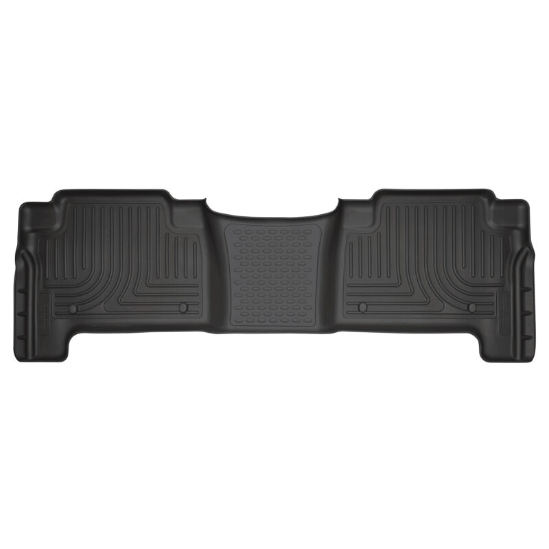 Infiniti QX80 Floor Mats - Rear - Husky Liners - X-act Contour Series - Black - `19-`21